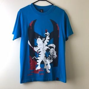 IMKING Rare Vintage  Made in the USA Cereal Killlers blue t-shirt Sz Small